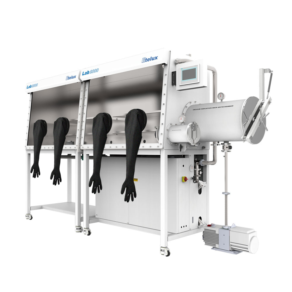 2400 Single-sided Double Station Integrated Glove Box